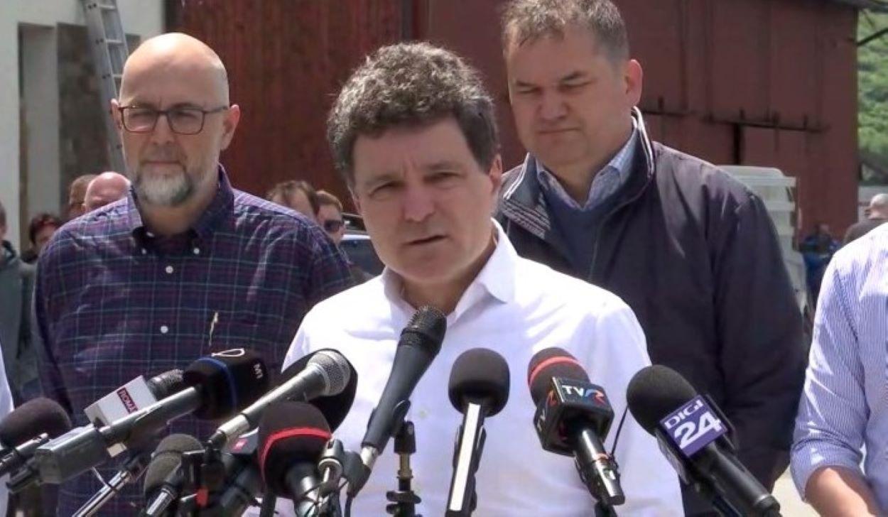 Preşedintele Nicuşor Dan, la Salina Praid. Sute de oameni s-au strâns în fața salinei