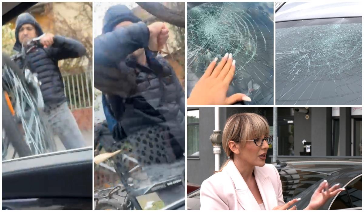 "Ce-ai, mă, nebunule!? Bă, nemernicule! La poliţie, o să mergi". Dana Roba, atacată în trafic de un biciclist în timp ce se afla în maşină cu fiicele sale
