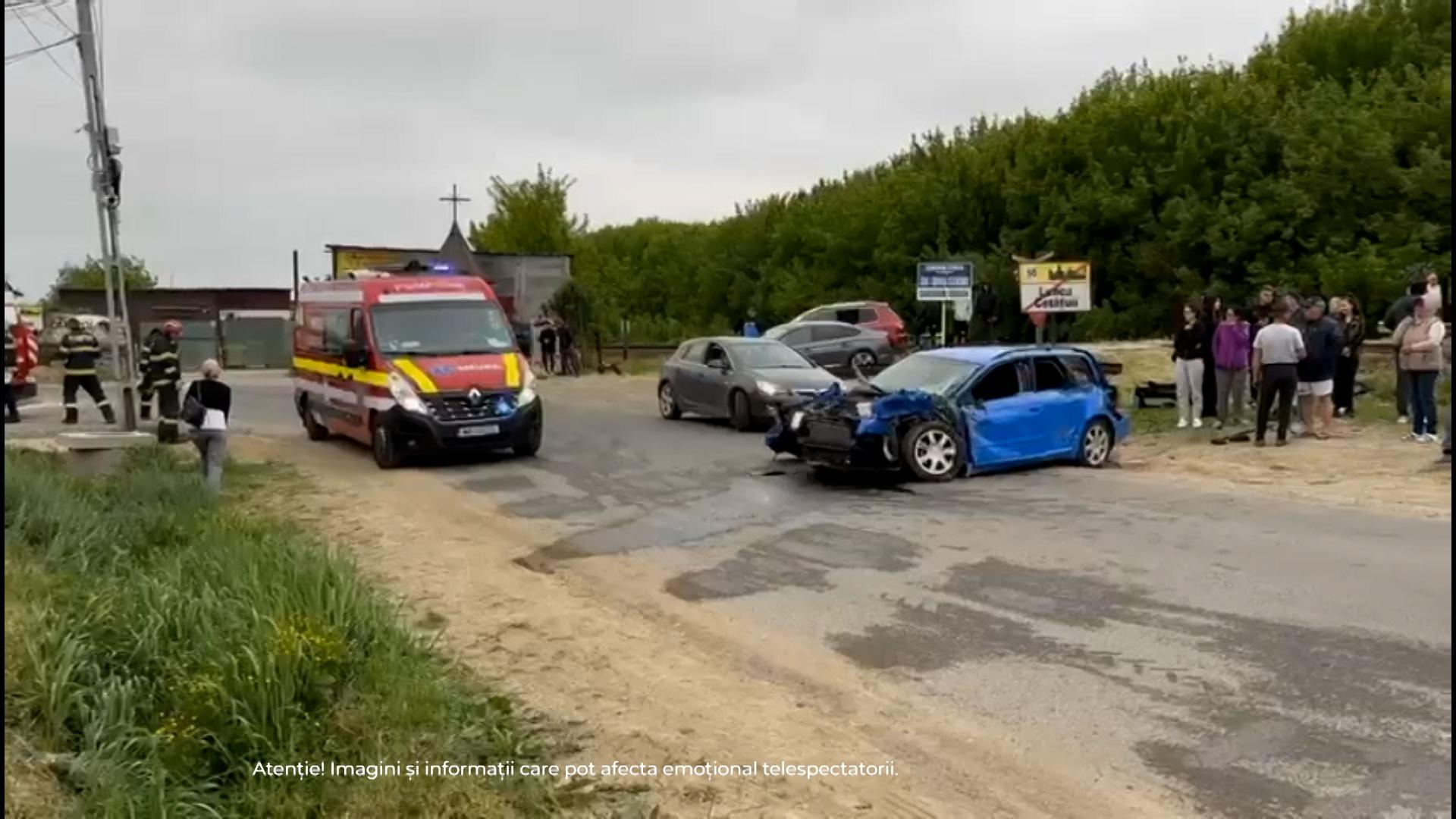 Ipotezele în cazul accidentului de la Iaşi, unde o maşină a fost spulberată de tren. Diana a fost la un pas de moarte, pe un drum pe care îl făcea zilnic