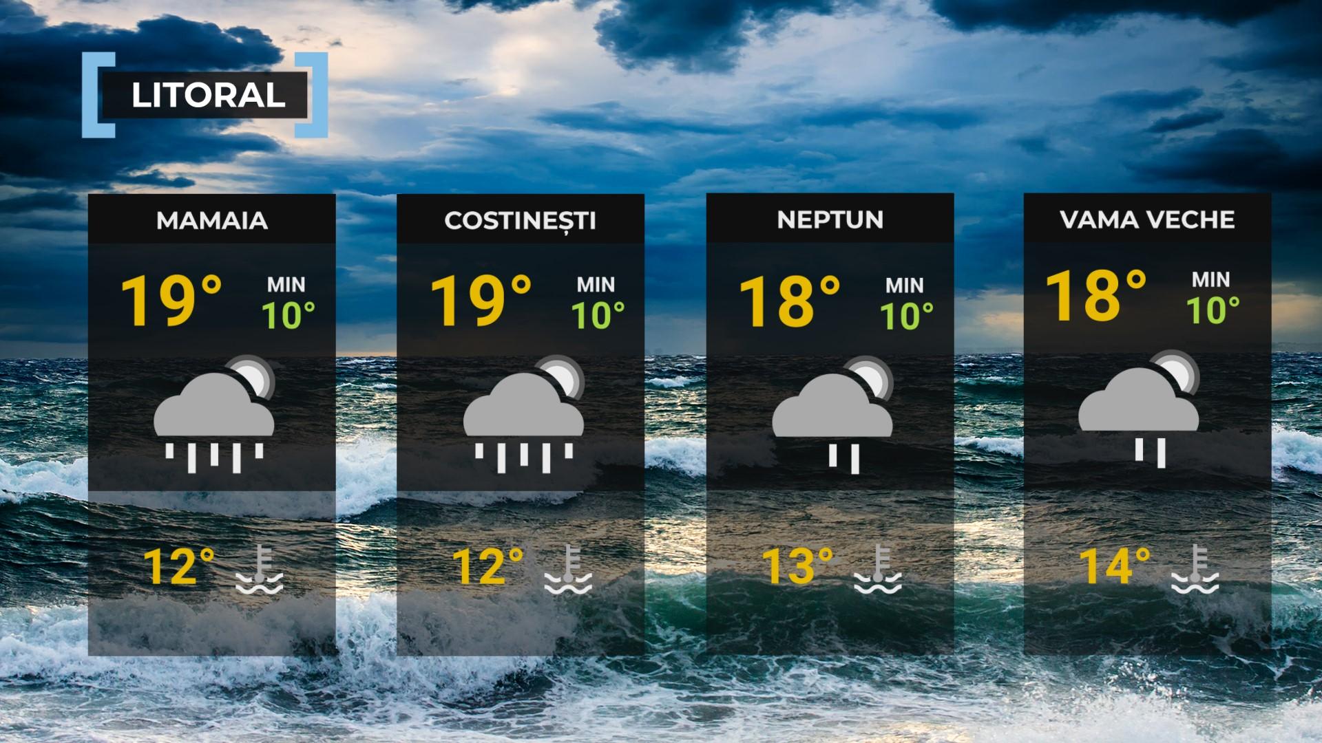 Vremea de mâine 9 mai. Sunt aşteptate ploi în cea mai mare parte a ţării. Maximele vor fi cuprinse între 9 şi 23 de grade