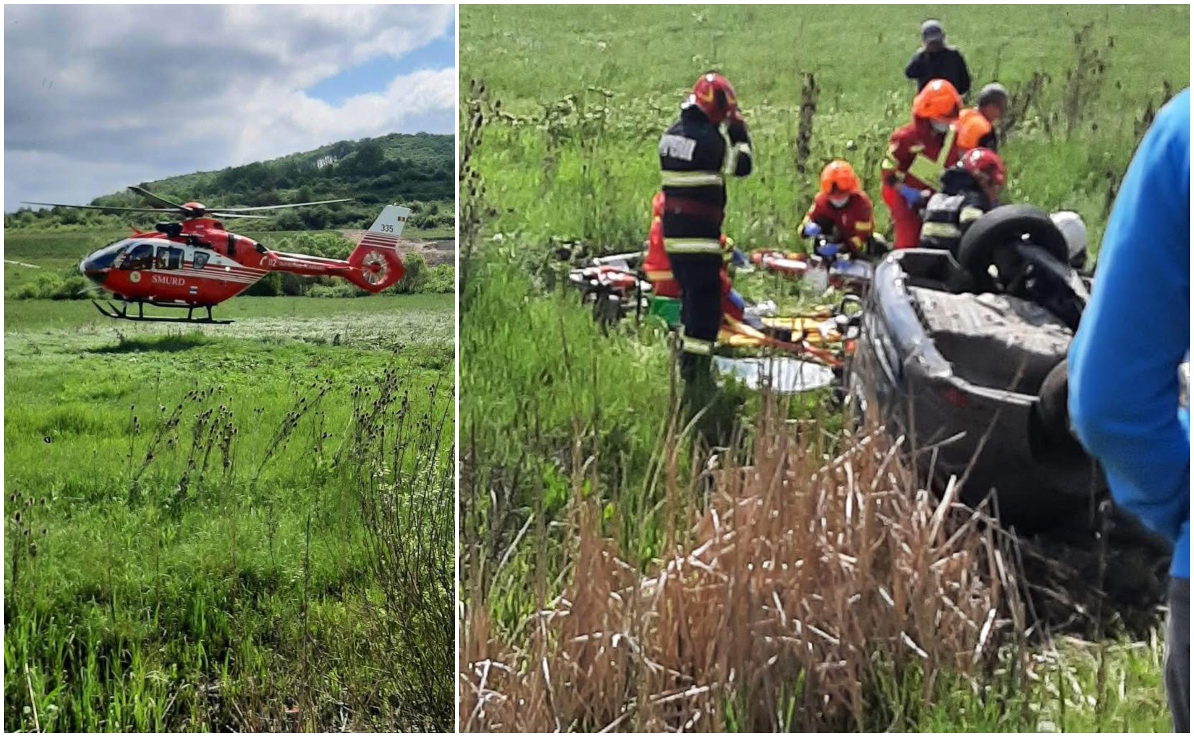 Accident cumplit, cu patru victime, la Mihăieşti, în Cluj. Traficul este blocat pe ambele sensuri