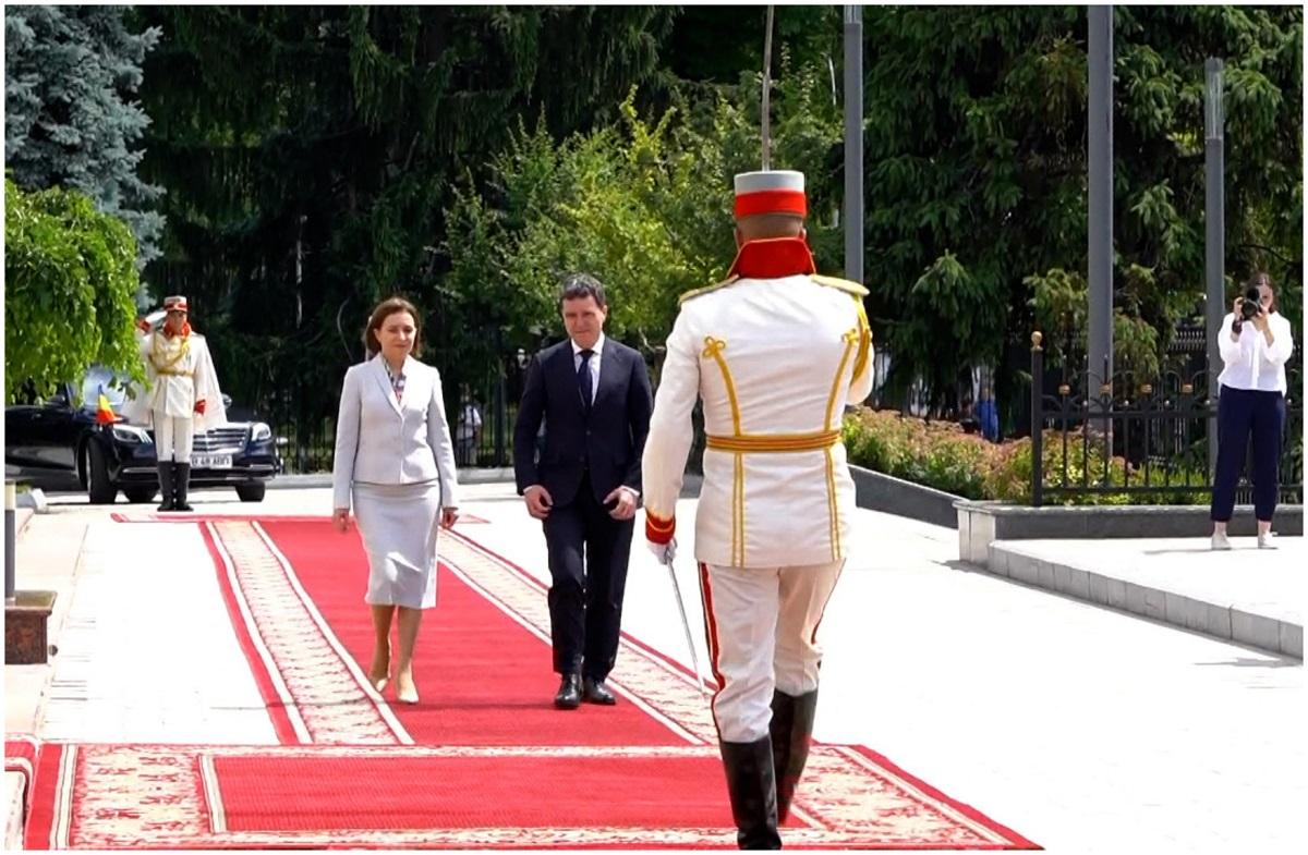 Nicușor Dan, primit de Maia Sandu la Chișinău. Cum arată agenda președintelui