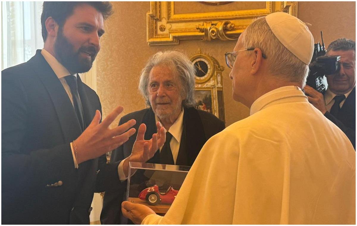 Al Pacino, primit în audienţă privată de Papa Leon