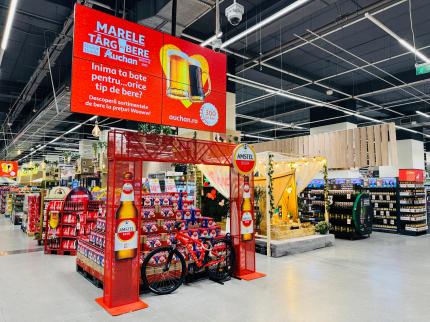 (P) Auchan te invită la o călătorie în lumea berii. Peste 300 de sortimente din 25 de țări la Târgul de Bere