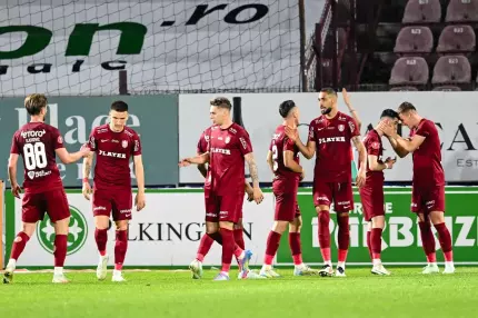 Jucători ai echipei CFR Cluj CFR Cluj şi-a aflat adversarul din primul tur preliminar la Europa League