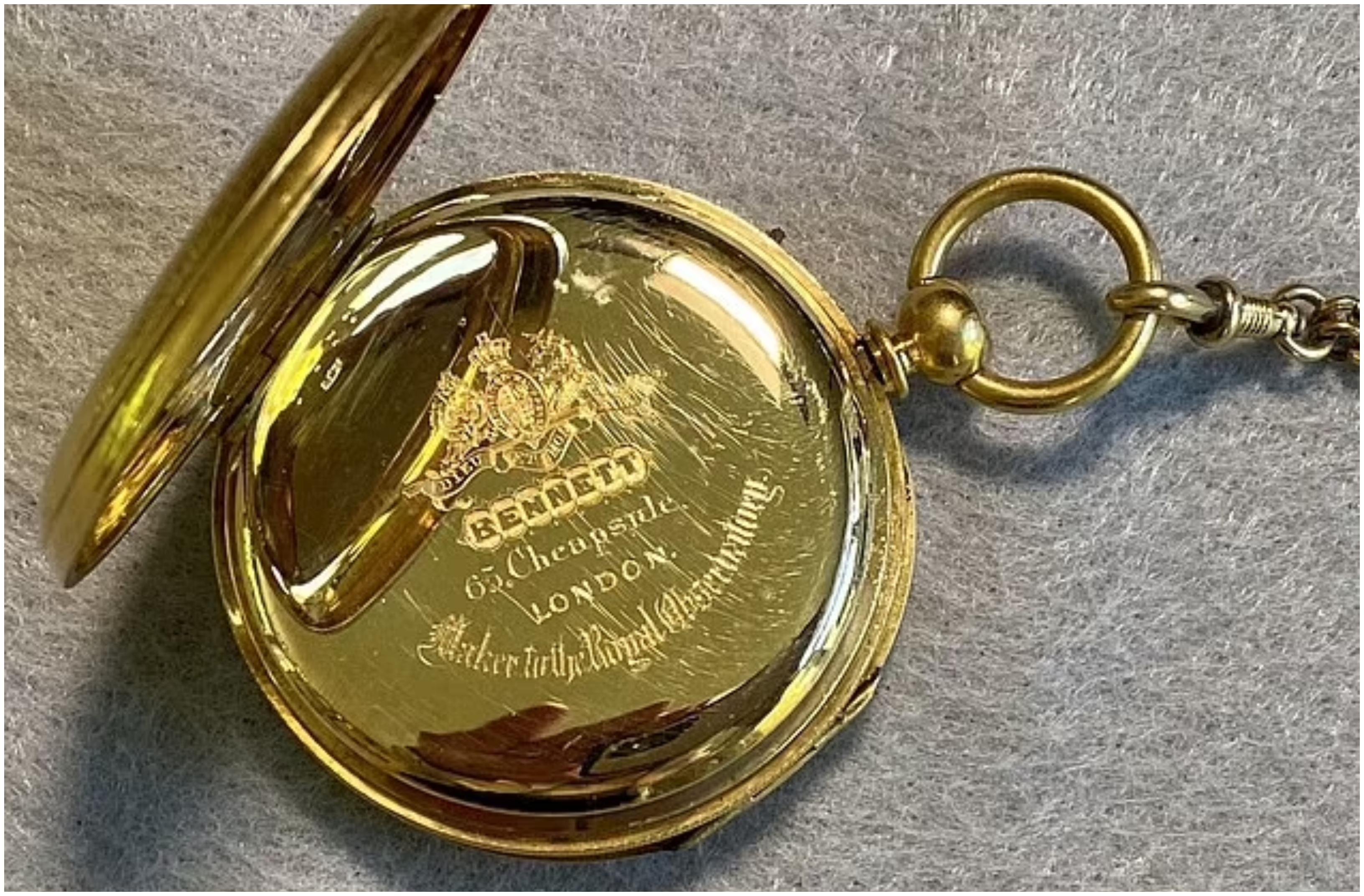 E intactă, deși a stat în apă peste 100 de ani