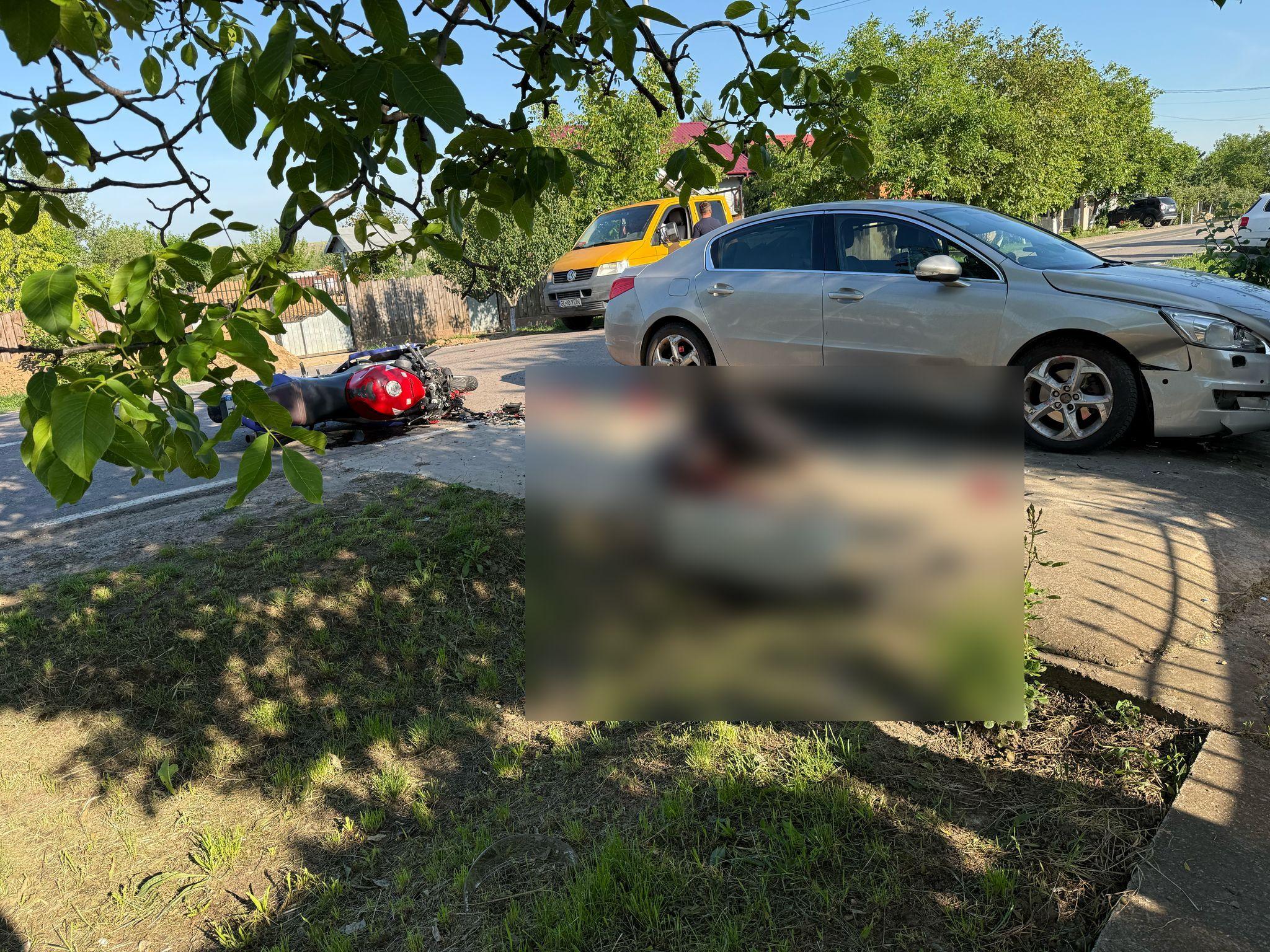 "Rămas bun, prieten drag". El este motociclistul care a murit din neatenția unei șoferite, în Galaţi