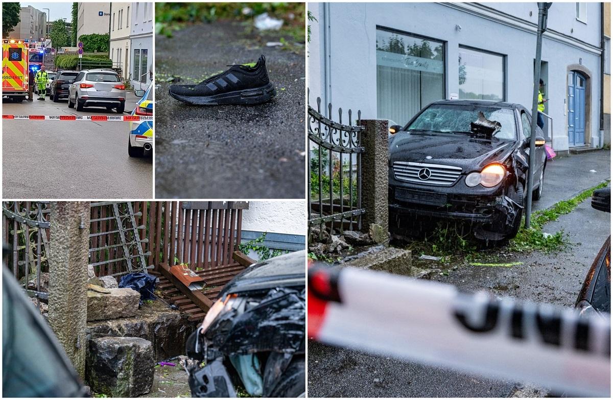 Un bărbat a intrat cu mașina într-un grup de persoane în care se aflau soția și fetița lui, în Germania