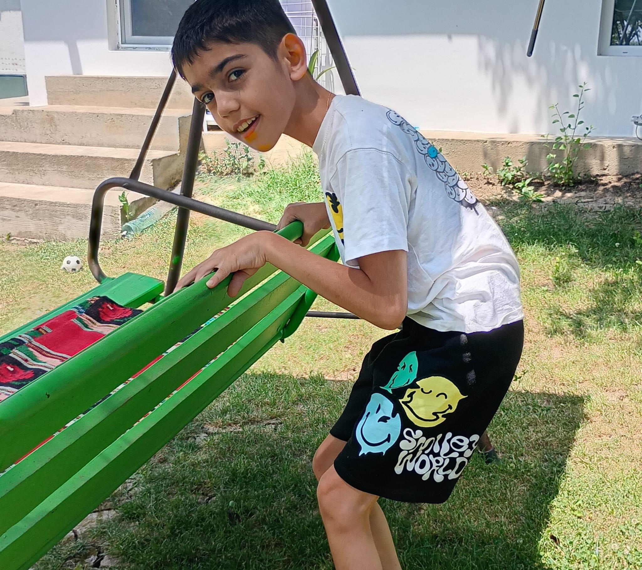 La 11 ani, Fabian are un singur vis: să meargă