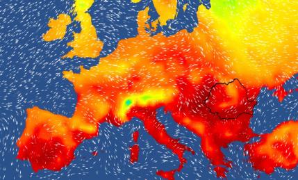 Vremea 14 iulie - 11 august 2025. Nou val de caniculă în România; unde va fi cel mai cald