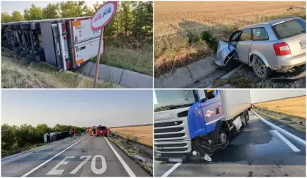 Accident grav în Timiș, la Remetea Mare