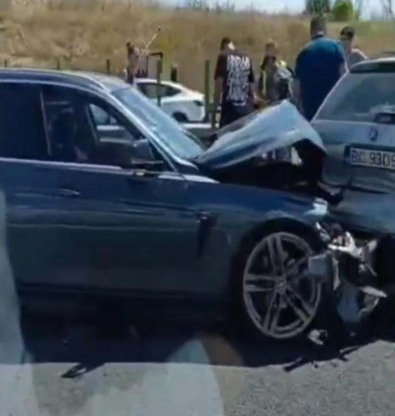 Cinci mașini implicate într-un accident pe A2 Constanța – București