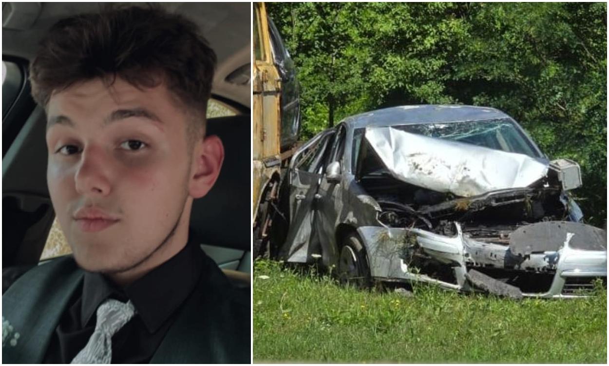 "Ne-ai frânt inimile". Băiatul mort în accidentul din Leşu era portar la ACS Heniu. Miluţ avea doar 18 ani