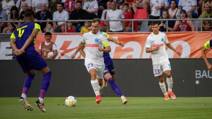 Darius Olaru, în FCSB - CFR Cluj, Supercupa României 2025 FCSB - CFR Cluj 2-1. Roş-albaştrii câştigă Supercupa României cu un gol marcat în minutul 90+2
