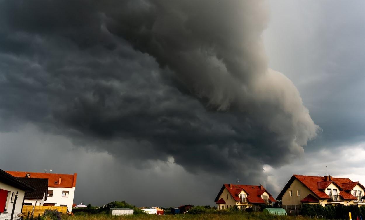 Aproape toată ţara intră de la 12.00 sub coduri galben şi portocaliu de ploi torențiale, grindină și vijelii