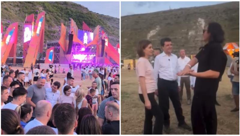 Nicuşor Dan, vizită privată în Republica Moldova. A participat la un festival în Orheiul Vechi, cu Maia Sandu