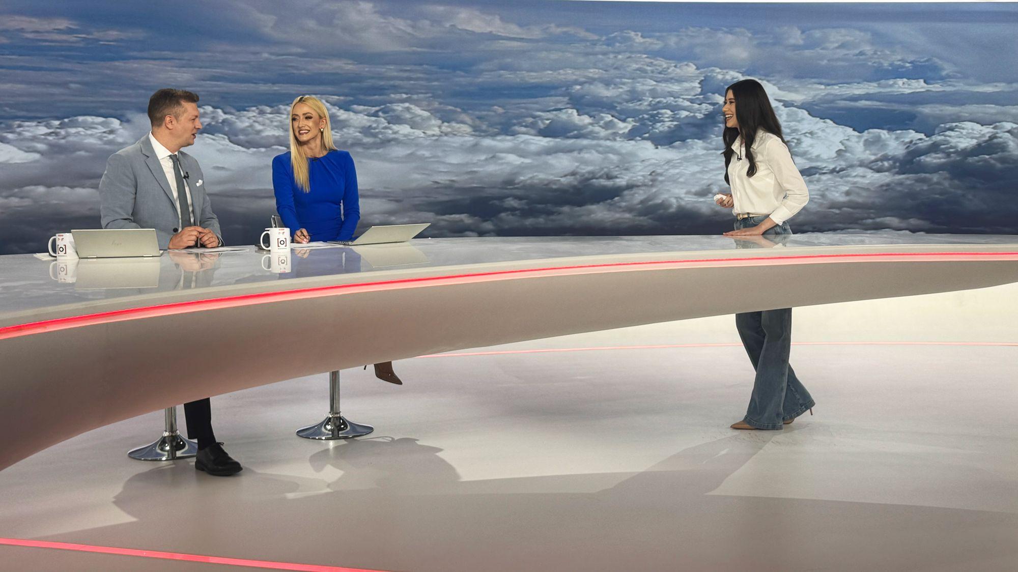 Echipa Observator 6 se mărește! Sabina Pantazi, absolventă Antena Academy, este noua prezentatoare meteo