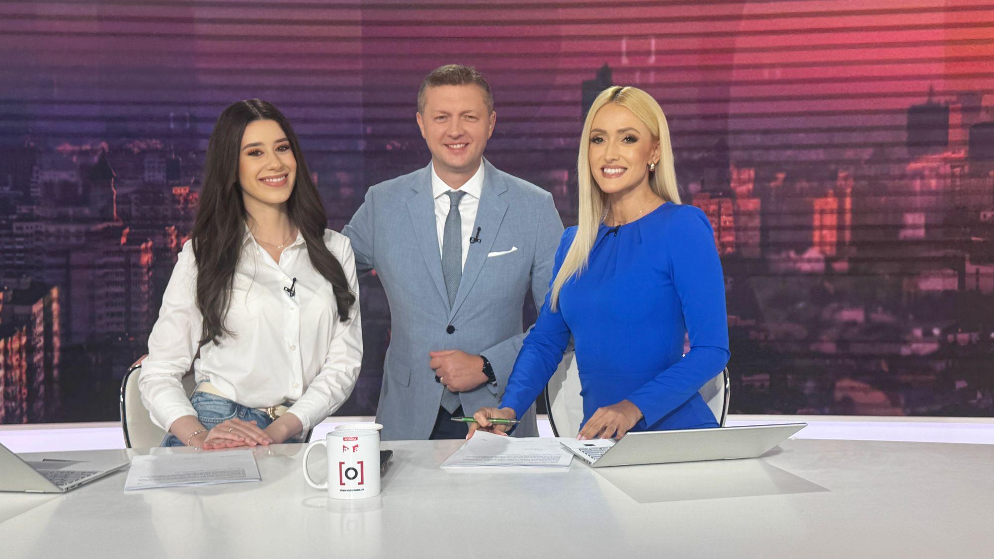 Echipa Observator 6 se mărește! Sabina Pantazi, absolventă Antena Academy, este noua prezentatoare meteo