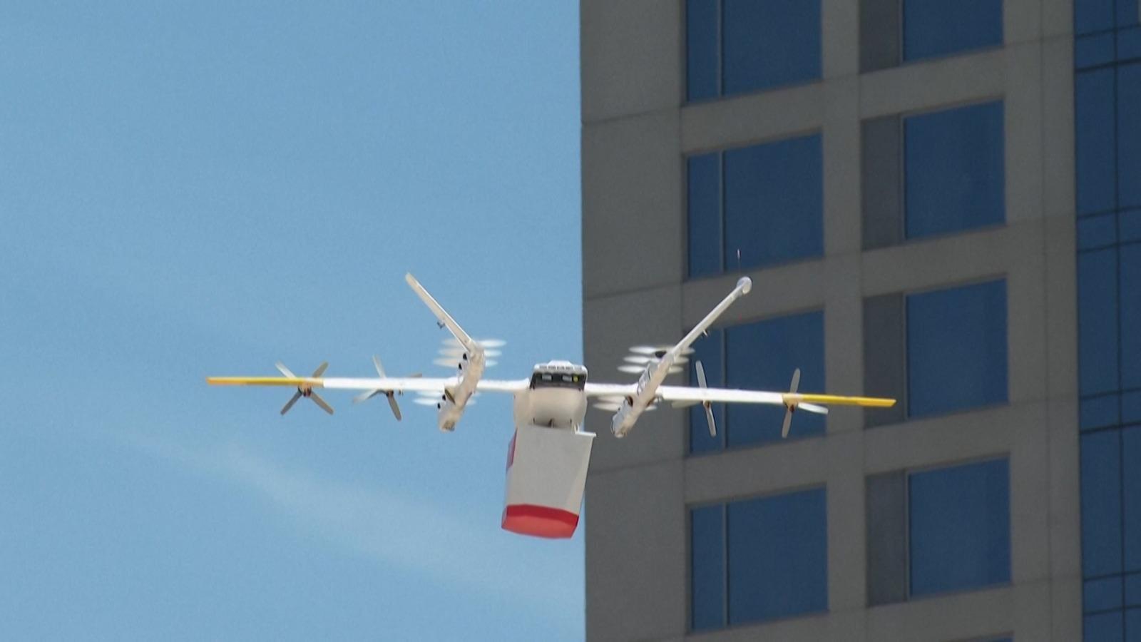 SUA | Livrări de la supermarket, cu drona. Ouăle şi îngheţata, în topul vânzărilor