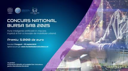Viitorul orașelor, proiectat de AI: Senatul Științific al FDVDR oferă o bursă pentru cele mai smart idei