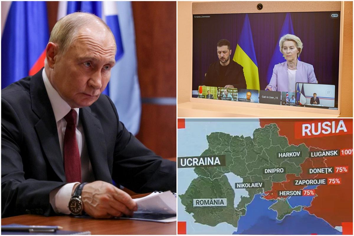 Putin vrea Donbasul, Zaporojie şi Herson de la Zelenski. Ce înseamnă asta pentru România