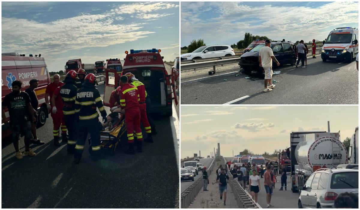 Accident grav pe A3, la Ploiești