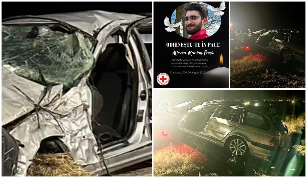 Un mort şi 3 răniţi într-un accident grav în Constanţa. Mircea era pasager în maşina care i-a devenit sicriu