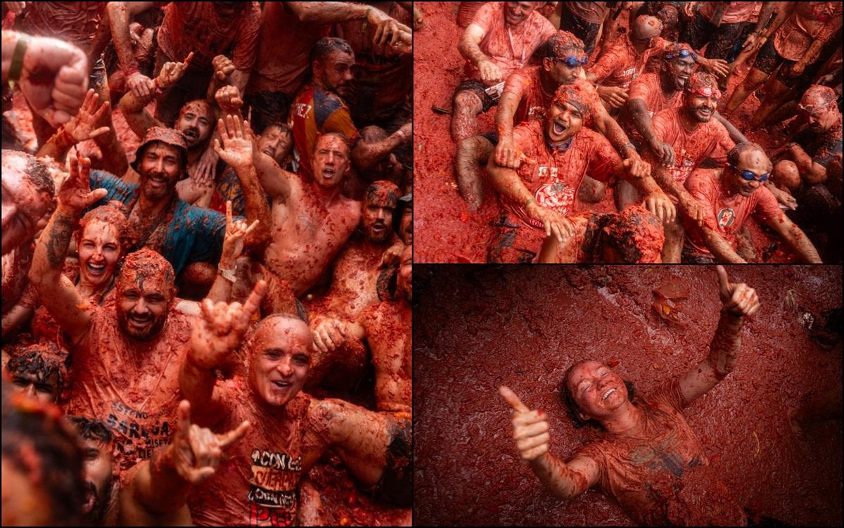 20.000 de oameni au participat la festivalul Tomatina 2025