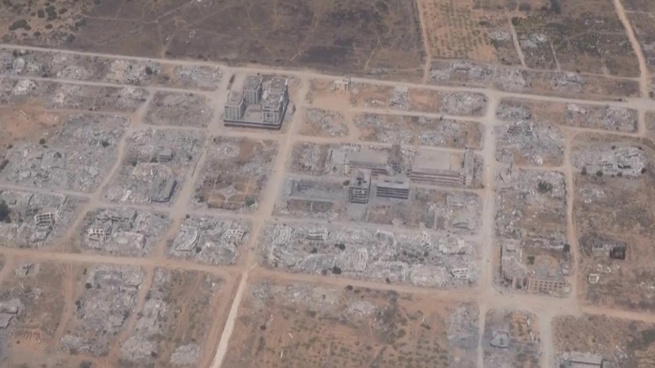 Imaginile dezastrului din Fâşia Gaza, după aproape doi ani de război. Corturi ridicate printre ruine