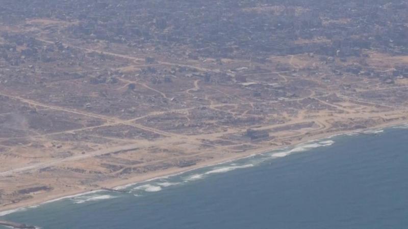 Imaginile dezastrului din Fâşia Gaza, după aproape doi ani de război. Corturi ridicate printre ruine