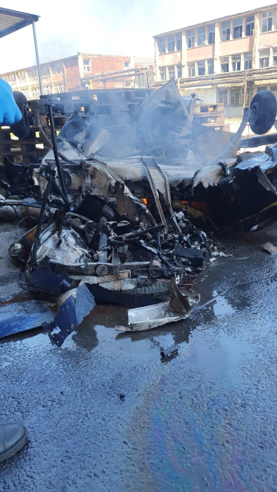 Un avion de mici dimensiuni s-a prăbușit în curtea firmei Astra Vagoane, în Arad