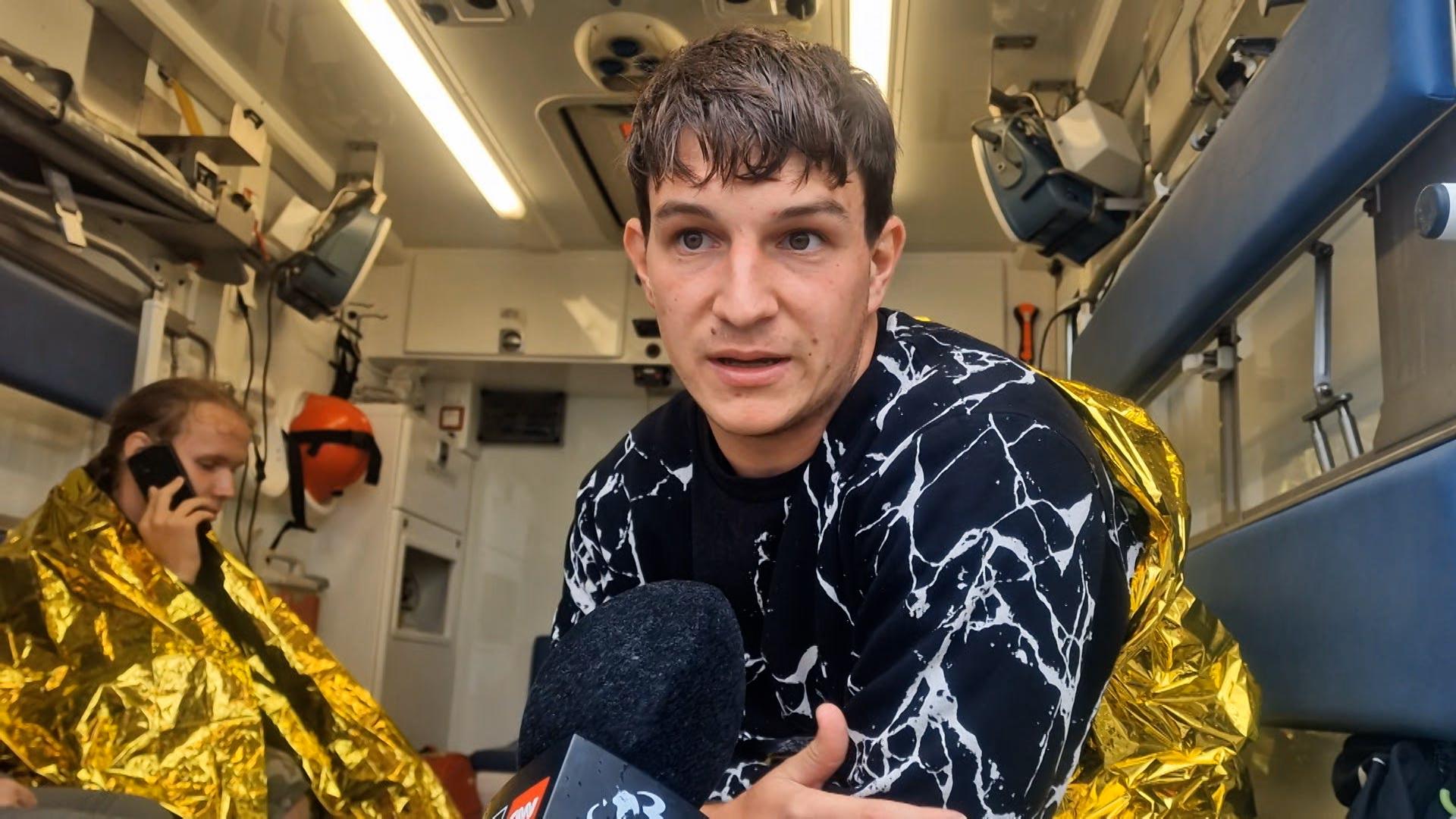 Filmul accidentului din Cluj: Un pasager a murit strivit sub greutatea altuia. "Am simţit că alunecăm"