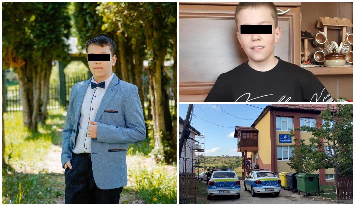 El este Răzvan, băiatul care s-a stins în faţa şcolii. Pe 5 septembrie, împlinise 13 ani