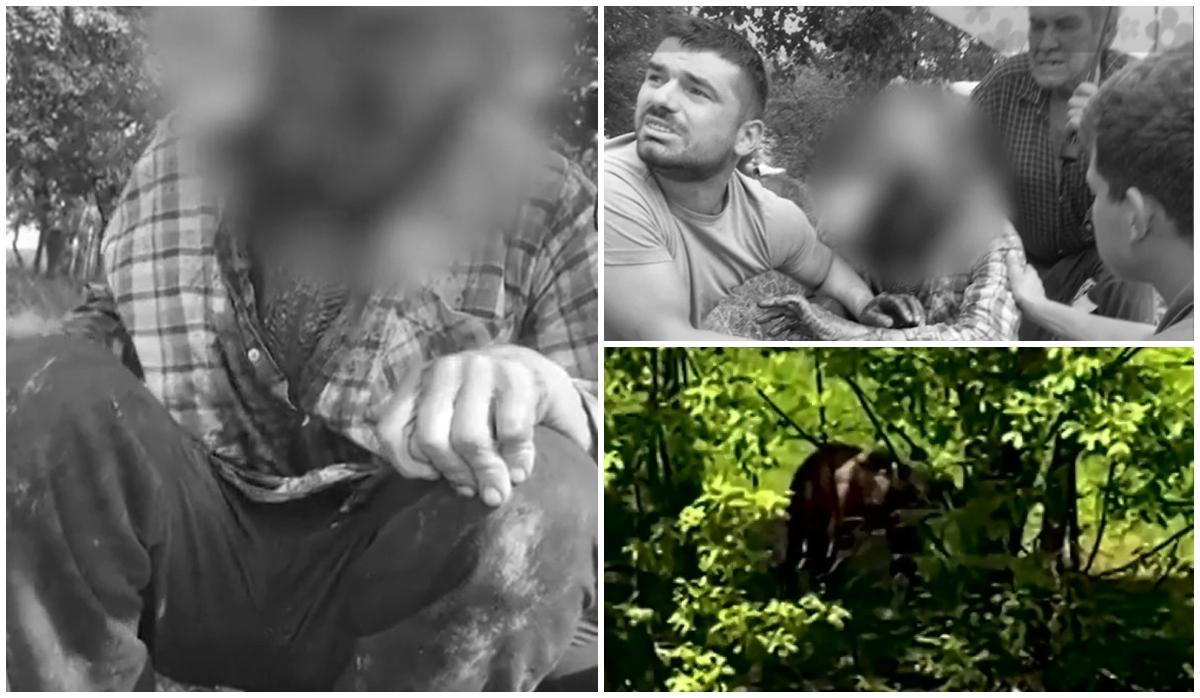 "Era desfoliată toată faţa". A dat nas în nas cu ursul lânga casă. Lupta cu el l-a băgat în spital