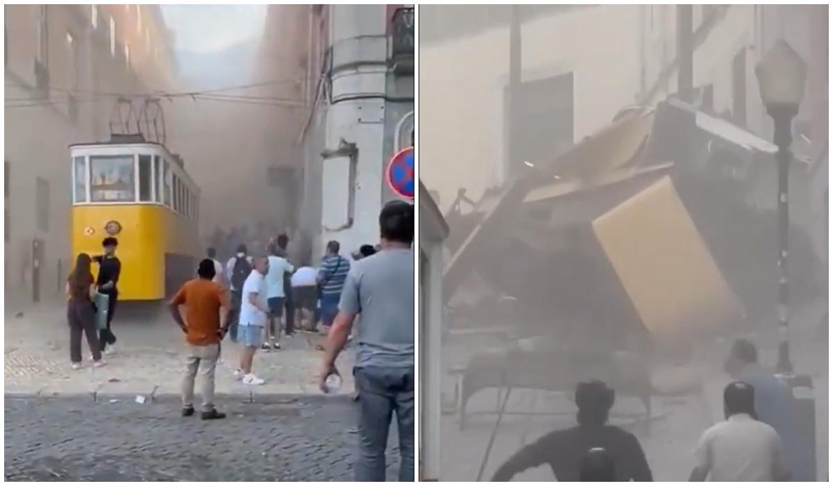 Trei morţi şi peste 20 de răniţi în Lisabona, după ce un funicular plin de turişti a deraiat