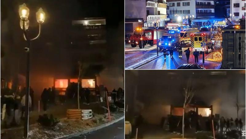 Explozie &icirc;ntr-un bar din stațiunea elvețiană Crans-Montana. Morţi şi răniţi, la petrecerea de Revelion