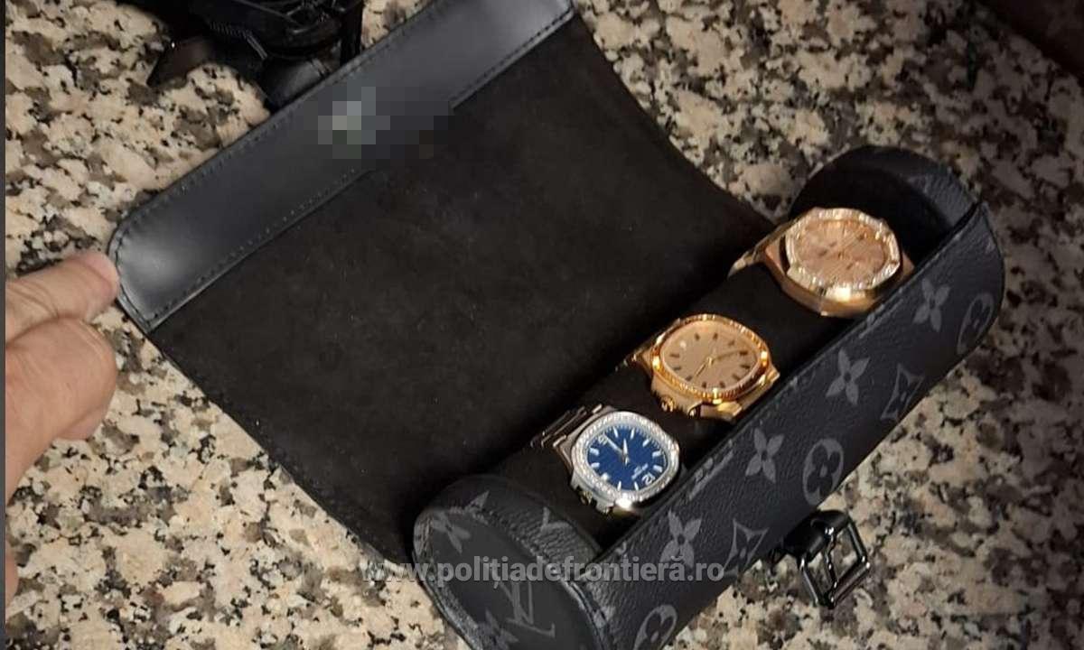 Două românce venite din Dubai, prinse pe Otopeni cu bijuterii, ceasuri și bani, în valoare de 3 milioane €