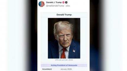 Donald Trump s-a autoproclamat "președinte în exerciţiu al Venezuelei"