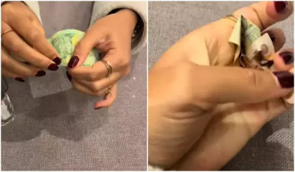 Reacţia unei tinere din Indonezia când ţine în mână bani româneşti: "De ce sunt aşa?"