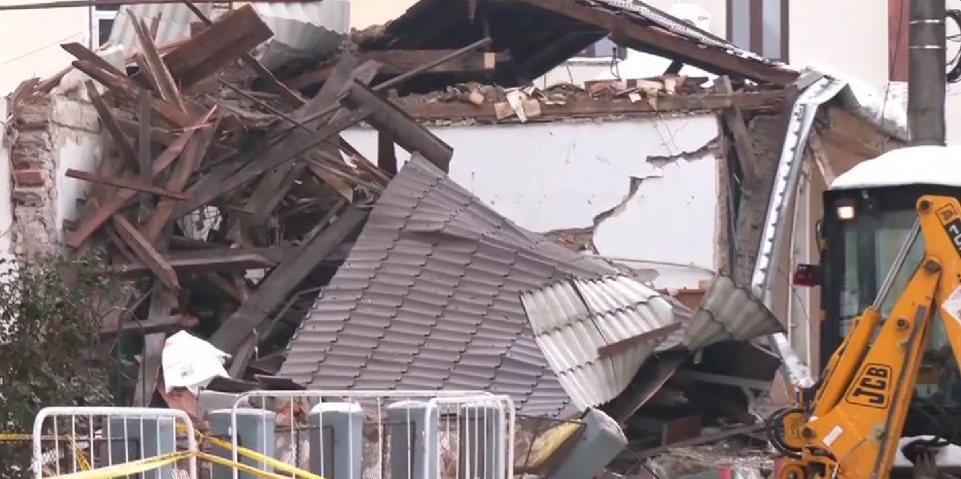 O pungă de gaz migratoare ar fi dus la explozia din sediul de poliție din Lugoj. Imobilul nu era racordat