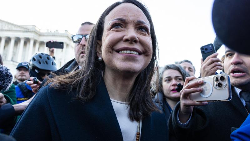 Machado i-a &icirc;nm&acirc;nat Premiul Nobel pentru Pace lui Donald Trump. Nu e clar dacă acesta a acceptat medalia