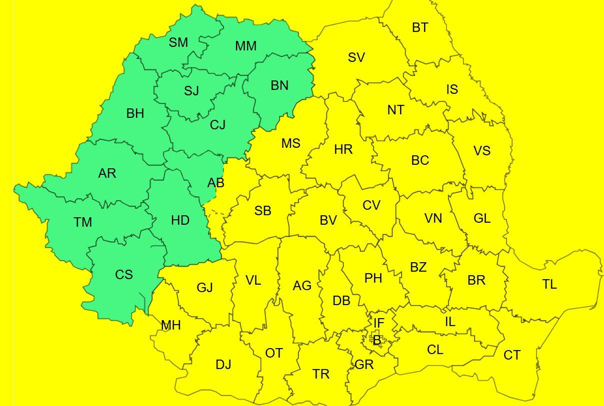 Val de frig extrem peste România. ANM extinde atenționarea de ger în toată țara până joi
