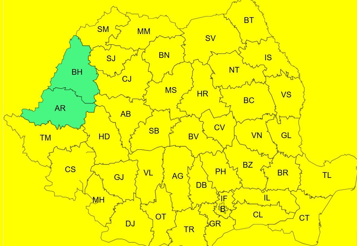 Val de frig extrem peste România. ANM extinde atenționarea de ger în toată țara până joi