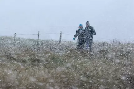 FOTO Alertă de vreme rea. Intră în vigoare un cod galben și portocaliu de vânt, ninsori şi viscol puternice