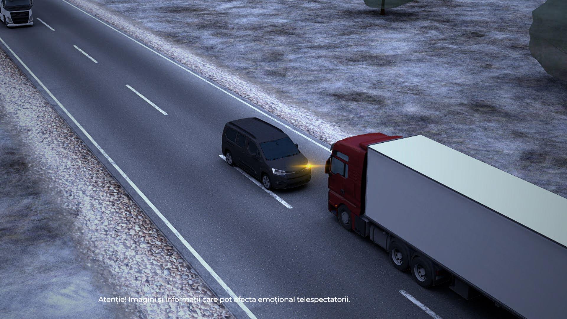 ANIMAŢIE. Cum s-a produs accidentul cu 7 morţi din Timiş. Cea mai mare tragedie pe şosele în ultimii 6 ani