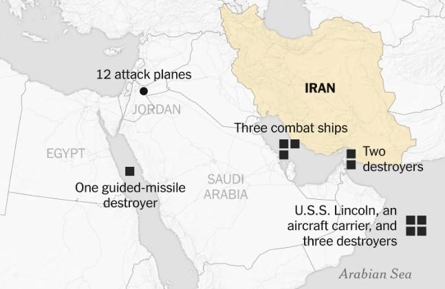 Trump ar putea trimite în secret de comando-uri în Iran. Unde își concentrează SUA forțele militare