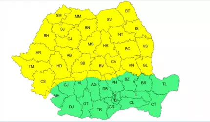 Cod galben de ninsori abundente, viscol și ger în intervalul 6 - 9 ianuarie. Cum va fi vremea în Capitală