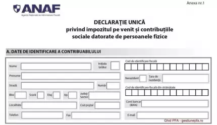 Declaraţia unică 2026. Cine trebuie să depună, termenul limită şi alte informaţii