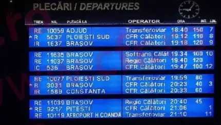 Probleme pe calea ferată Periş - Buftea, după ce muncitorii au secţionat accidental cablurile de semnalizare