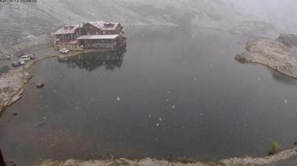 Locul din România în care a început să ningă deja. Temperatura a atins un minim de 2 grade Celsius